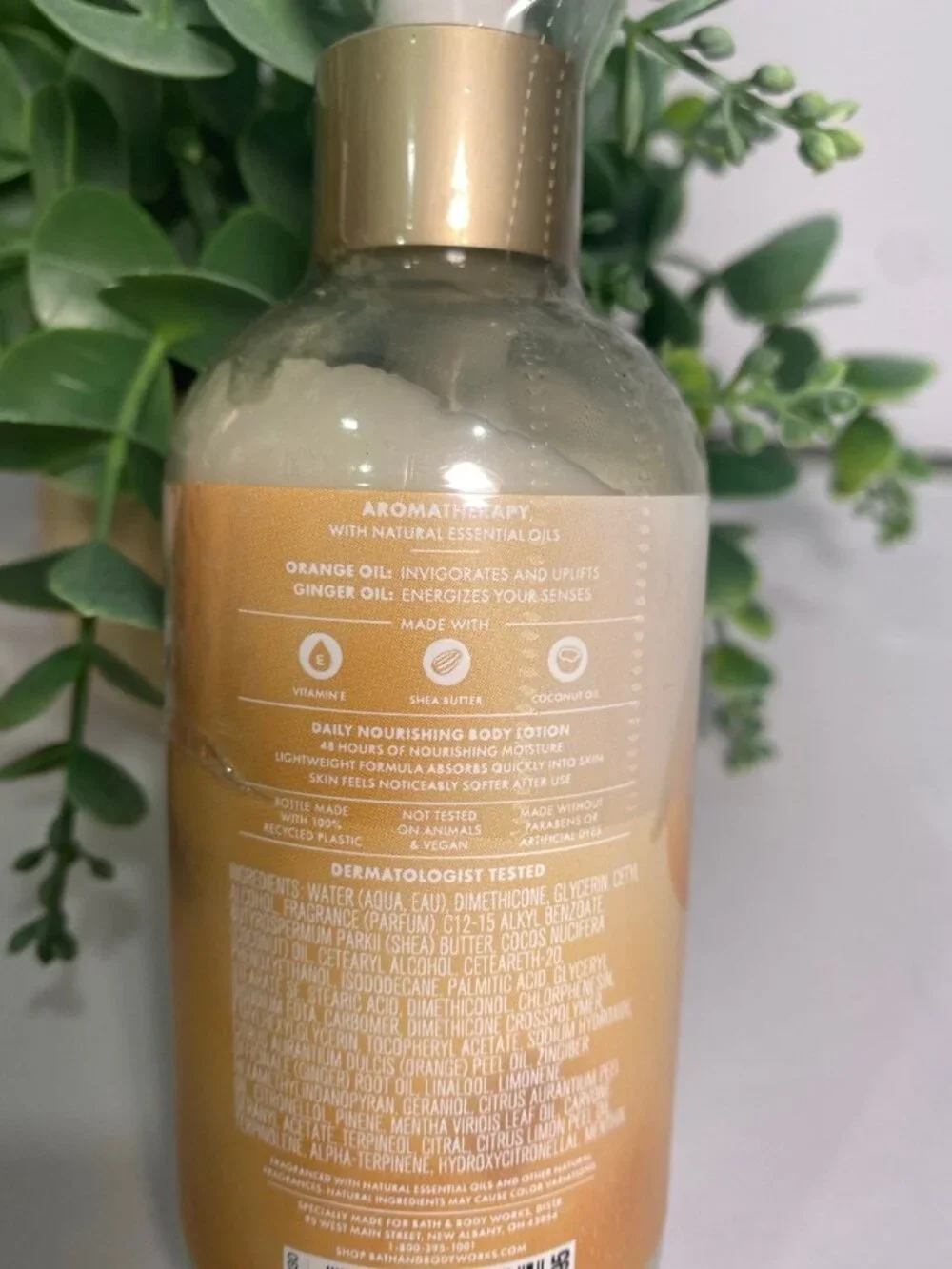 “Orange & Ginger” BBW Aromatherapy New 3-Pc Body Care Set